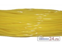 Кембрик ПВХ, d.1,6 мм, цв.жёлтый.